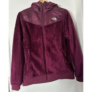 The North Face Women's Plum Plush Full-Zip Hooded Teddy  Jacket, Size L
